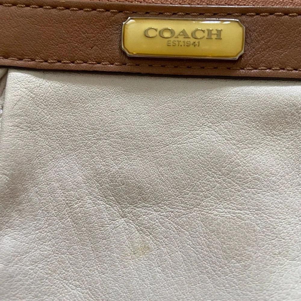 Coach Leather Wristlet gently used